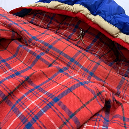 【現状渡し品】【メンズ】 WHIZLIMITED ウィズリミテッド REVERSIBLE DOWN JACKET WZ-AW07-J-12 リバーシブル ダウンジャケット アウター 140-260204-ko-16-tei サイズ：L カラー：ブルー/チェック 万代Net店