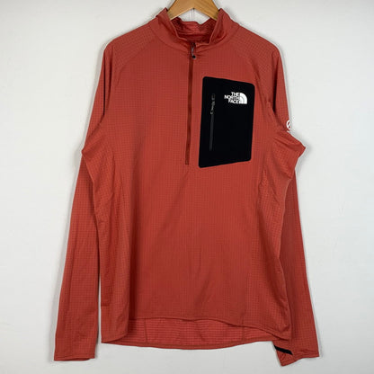 【中古品】【メンズ】 THE NORTH FACE ザ ノース フェイス EXPEDITION DRY DOT ZIP HIGH NT12122 エクスペディション ドライ ドット ジップ ハイ アウター 144-260715-sa-04-tei サイズ：XXL カラー：レッド 万代Net店
