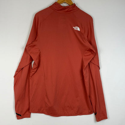 【中古品】【メンズ】 THE NORTH FACE ザ ノース フェイス EXPEDITION DRY DOT ZIP HIGH NT12122 エクスペディション ドライ ドット ジップ ハイ アウター 144-260715-sa-04-tei サイズ：XXL カラー：レッド 万代Net店