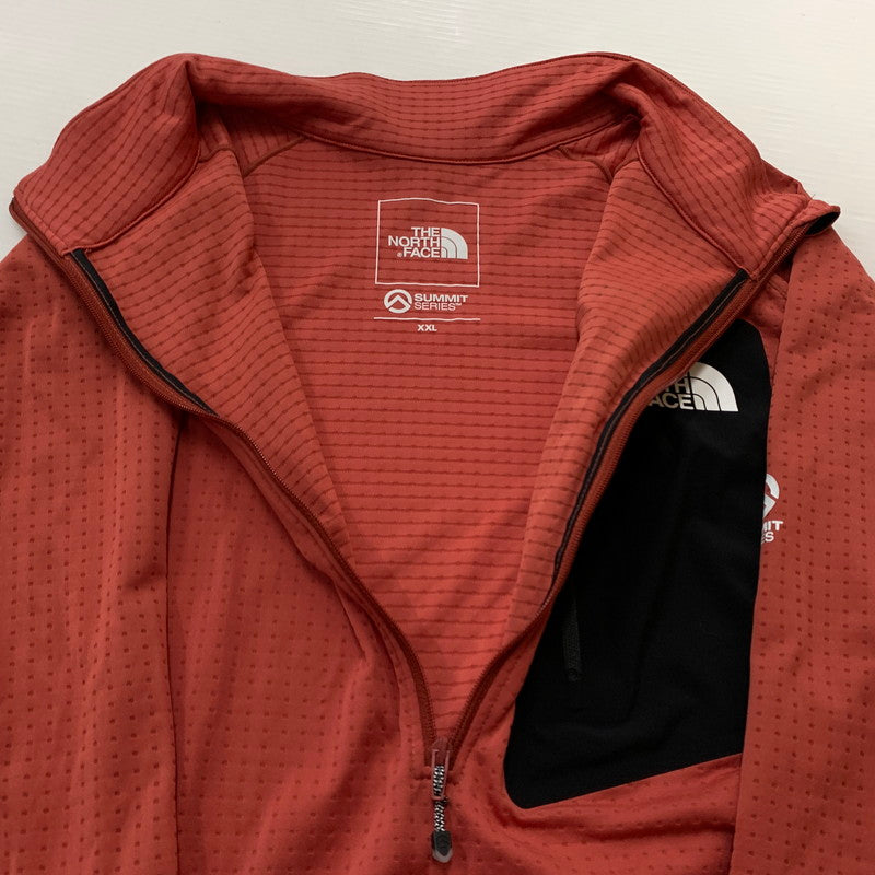 【中古品】【メンズ】 THE NORTH FACE ザ ノース フェイス EXPEDITION DRY DOT ZIP HIGH NT12122 エクスペディション ドライ ドット ジップ ハイ アウター 144-260715-sa-04-tei サイズ：XXL カラー：レッド 万代Net店