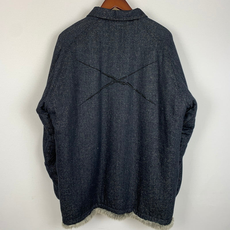 【中古品】【メンズ】 NEXUS7 ネクサスセブン FUR LINED DENIM JACKET NXO-04 ファー ラインド デニムジャケット アウター シルク 140-260204-ko-13-tei サイズ：L カラー：インディゴ 万代Net店