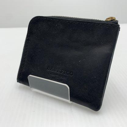 【中古品】【メンズ】 BENEFICO ベネフィコ COIN CASE コインケース 財布 L字ファスナーミニウォレット 201-260712-ko-04-tei カラー：ブラック 万代Net店