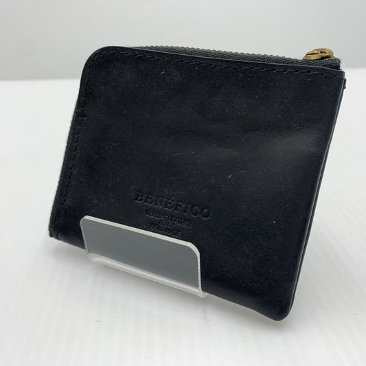 【中古品】【メンズ】 BENEFICO ベネフィコ COIN CASE コインケース 財布 L字ファスナーミニウォレット 201-260712-ko-04-tei カラー：ブラック 万代Net店