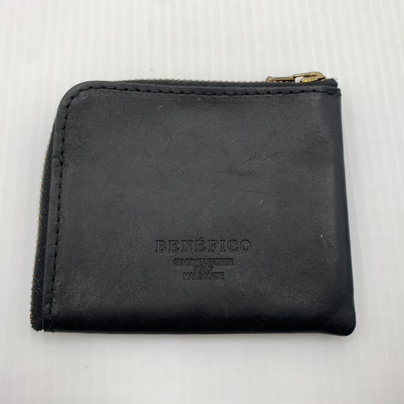 【中古品】【メンズ】 BENEFICO ベネフィコ COIN CASE コインケース 財布 L字ファスナーミニウォレット 201-260712-ko-04-tei カラー：ブラック 万代Net店
