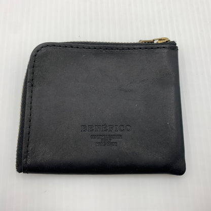 【中古品】【メンズ】 BENEFICO ベネフィコ COIN CASE コインケース 財布 L字ファスナーミニウォレット 201-260712-ko-04-tei カラー：ブラック 万代Net店