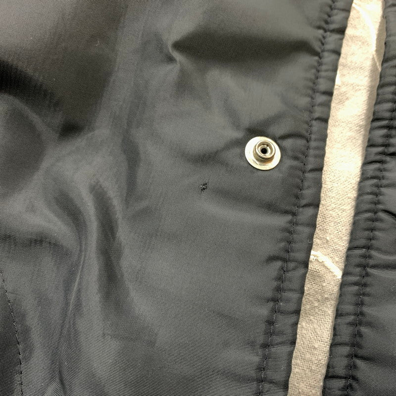 【現状渡し品】【メンズ】 PLAJAC プラジャック NYLON STADIUM JACKET ナイロン スタジアム ジャケット アウター スタジャン 145-260212-ko-06-tei サイズ：L カラー：ブラック 万代Net店