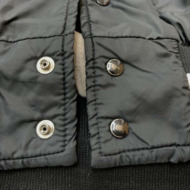 【現状渡し品】【メンズ】 PLAJAC プラジャック NYLON STADIUM JACKET ナイロン スタジアム ジャケット アウター スタジャン 145-260212-ko-06-tei サイズ：L カラー：ブラック 万代Net店
