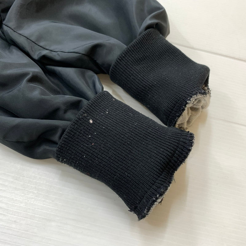 【現状渡し品】【メンズ】 PLAJAC プラジャック NYLON STADIUM JACKET ナイロン スタジアム ジャケット アウター スタジャン 145-260212-ko-06-tei サイズ：L カラー：ブラック 万代Net店