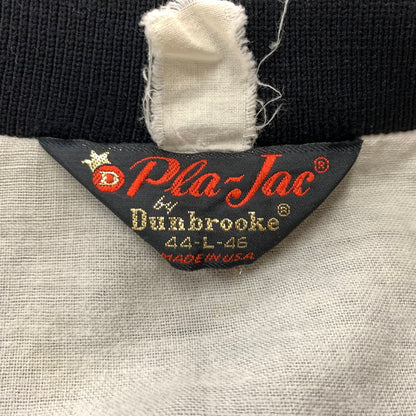 【現状渡し品】【メンズ】 PLAJAC プラジャック NYLON STADIUM JACKET ナイロン スタジアム ジャケット アウター スタジャン 145-260212-ko-06-tei サイズ：L カラー：ブラック 万代Net店