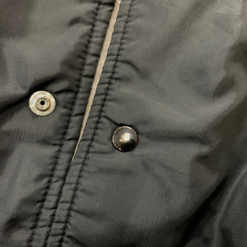 【現状渡し品】【メンズ】 PLAJAC プラジャック NYLON STADIUM JACKET ナイロン スタジアム ジャケット アウター スタジャン 145-260212-ko-06-tei サイズ：L カラー：ブラック 万代Net店