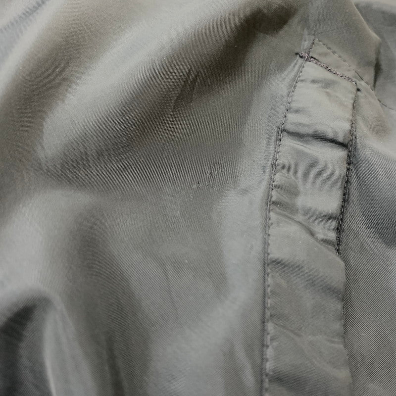 【現状渡し品】【メンズ】 PLAJAC プラジャック NYLON STADIUM JACKET ナイロン スタジアム ジャケット アウター スタジャン 145-260212-ko-06-tei サイズ：L カラー：ブラック 万代Net店