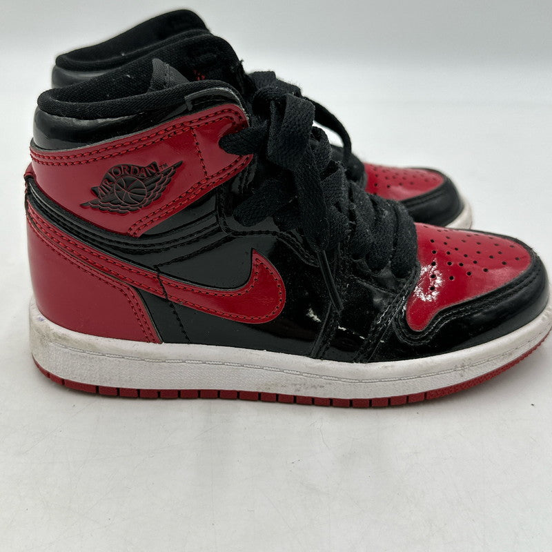 【中古品】【キッズ】 NIKE AQ2664-063 PS AIR JORDAN 1 RETRO HIGH OG"PATENT BRED" ナイキ PS エアジョーダン1 ハイ OG "パテントブレッド"(キッズ) 173-260210-nm-06-tei サイズ：17cm 万代Net店