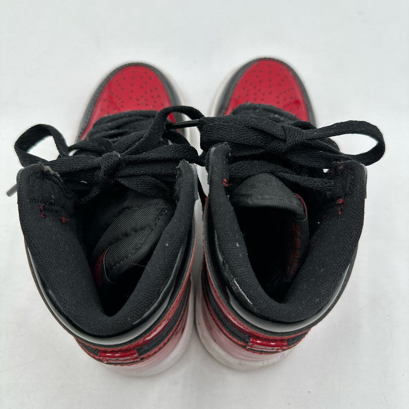 【中古品】【キッズ】 NIKE AQ2664-063 PS AIR JORDAN 1 RETRO HIGH OG"PATENT BRED" ナイキ PS エアジョーダン1 ハイ OG "パテントブレッド"(キッズ) 173-260210-nm-06-tei サイズ：17cm 万代Net店