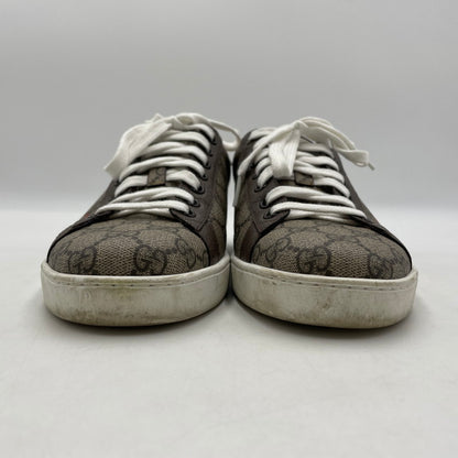【中古品】【メンズ】 GUCCI グッチ BOUTIQUE ACE LOWCUT SNEAKER 623236 GGスプリーム ブティック エース ローカット スニーカー シューズ 靴 162-260206-yo-04-tei サイズ：8 カラー：ブラウン 万代Net店