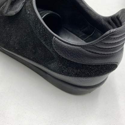 【中古品】【メンズ】 GUCCI グッチ GERMAN TRAINER 317052 ジャーマントレーナー 靴 レザースニーカー スエード 162-260213-ko-09-tei サイズ：7.5 カラー：ブラック 万代Net店