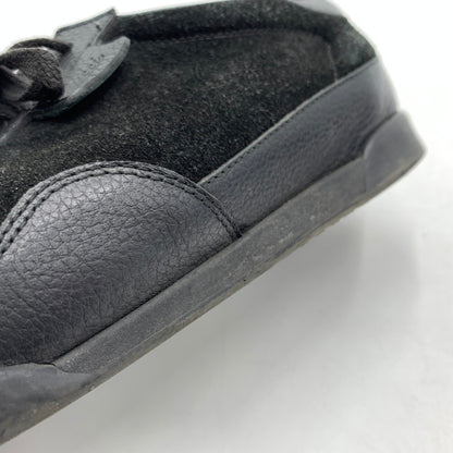 【中古品】【メンズ】 GUCCI グッチ GERMAN TRAINER 317052 ジャーマントレーナー 靴 レザースニーカー スエード 162-260213-ko-09-tei サイズ：7.5 カラー：ブラック 万代Net店