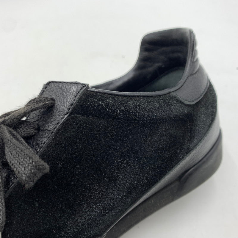 【中古品】【メンズ】 GUCCI グッチ GERMAN TRAINER 317052 ジャーマントレーナー 靴 レザースニーカー スエード 162-260213-ko-09-tei サイズ：7.5 カラー：ブラック 万代Net店