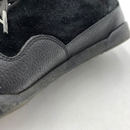 【中古品】【メンズ】 GUCCI グッチ GERMAN TRAINER 317052 ジャーマントレーナー 靴 レザースニーカー スエード 162-260213-ko-09-tei サイズ：7.5 カラー：ブラック 万代Net店