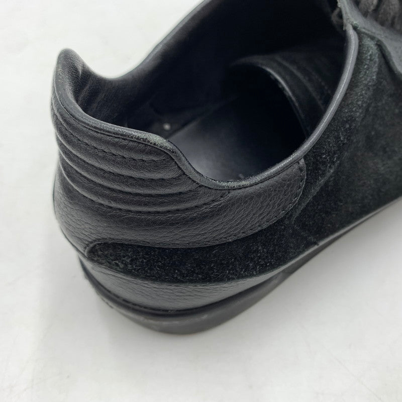【中古品】【メンズ】 GUCCI グッチ GERMAN TRAINER 317052 ジャーマントレーナー 靴 レザースニーカー スエード 162-260213-ko-09-tei サイズ：7.5 カラー：ブラック 万代Net店