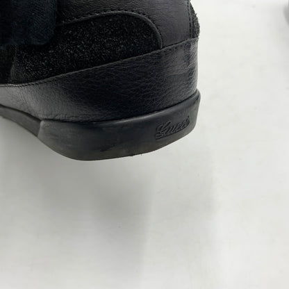 【中古品】【メンズ】 GUCCI グッチ GERMAN TRAINER 317052 ジャーマントレーナー 靴 レザースニーカー スエード 162-260213-ko-09-tei サイズ：7.5 カラー：ブラック 万代Net店