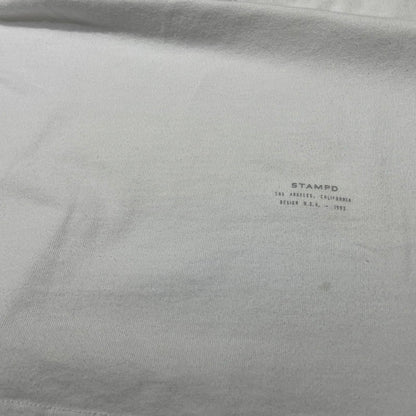 【中古品】【メンズ】 STAMPD スタンプド EMPTY WAVE RELAXED TEE エンプティ ウェーブ リラックス Ｔシャツ 半袖 トップス 142-260617-sa-09-tei サイズ：S カラー：ホワイト 万代Net店