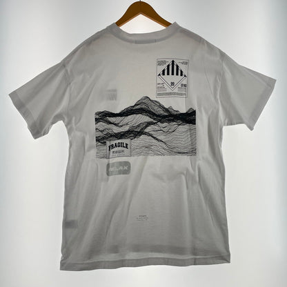 【中古品】【メンズ】 STAMPD スタンプド EMPTY WAVE RELAXED TEE エンプティ ウェーブ リラックス Ｔシャツ 半袖 トップス 142-260617-sa-09-tei サイズ：S カラー：ホワイト 万代Net店