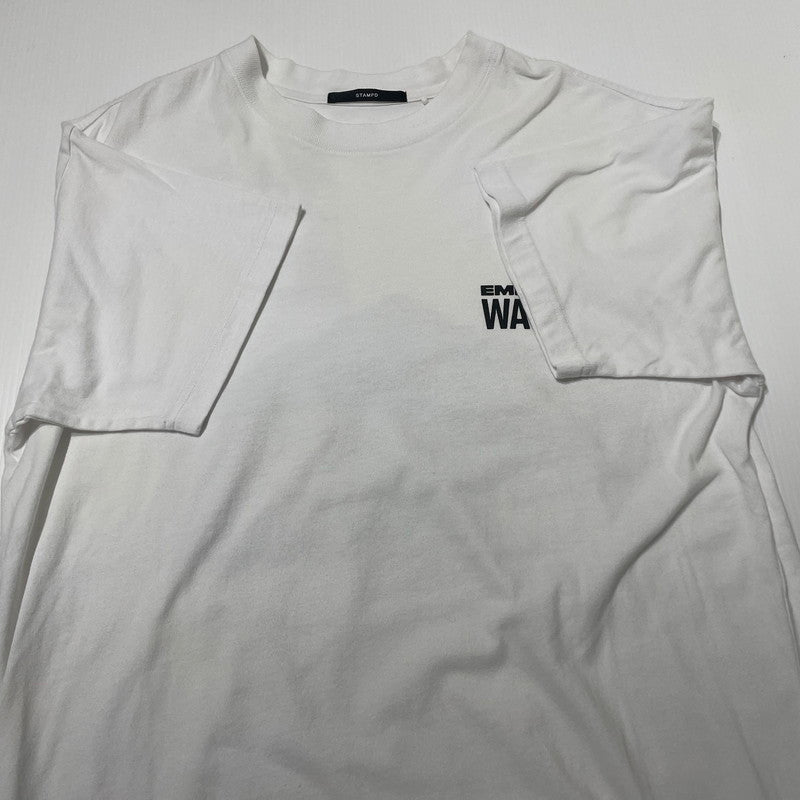 【中古品】【メンズ】 STAMPD スタンプド EMPTY WAVE RELAXED TEE エンプティ ウェーブ リラックス Ｔシャツ 半袖 トップス 142-260617-sa-09-tei サイズ：S カラー：ホワイト 万代Net店