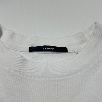 【中古品】【メンズ】 STAMPD スタンプド EMPTY WAVE RELAXED TEE エンプティ ウェーブ リラックス Ｔシャツ 半袖 トップス 142-260617-sa-09-tei サイズ：S カラー：ホワイト 万代Net店