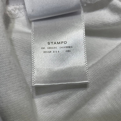 【中古品】【メンズ】 STAMPD スタンプド EMPTY WAVE RELAXED TEE エンプティ ウェーブ リラックス Ｔシャツ 半袖 トップス 142-260617-sa-09-tei サイズ：S カラー：ホワイト 万代Net店