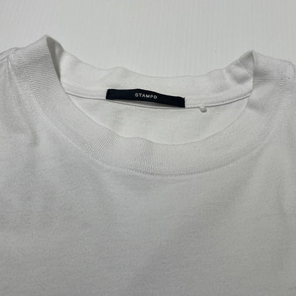 【中古品】【メンズ】 STAMPD スタンプド EMPTY WAVE RELAXED TEE エンプティ ウェーブ リラックス Ｔシャツ 半袖 トップス 142-260617-sa-09-tei サイズ：S カラー：ホワイト 万代Net店