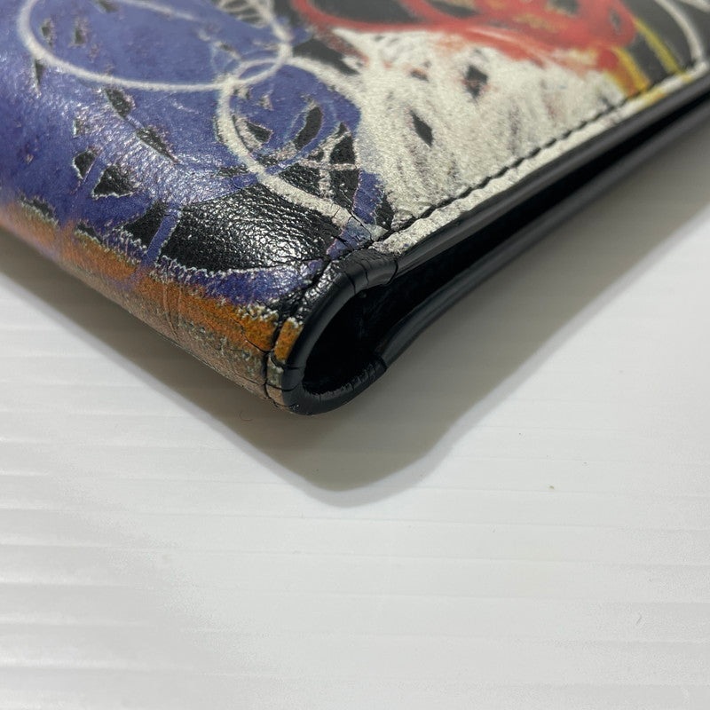 【中古品】【メンズ】 FENDI フェンディ NOEL FIELDING PRINT WALLET 7M0169 AH8Q F09CX ノエルフィールディング ウォレット 財布 二つ折り財布 181-260208-ko-02-tei カラー：ブラック 万代Net店