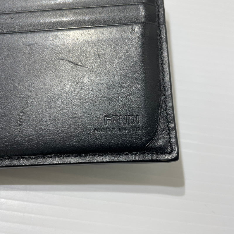 中古品】【メンズ】 FENDI フェンディ NOEL FIELDING PRINT WALLET