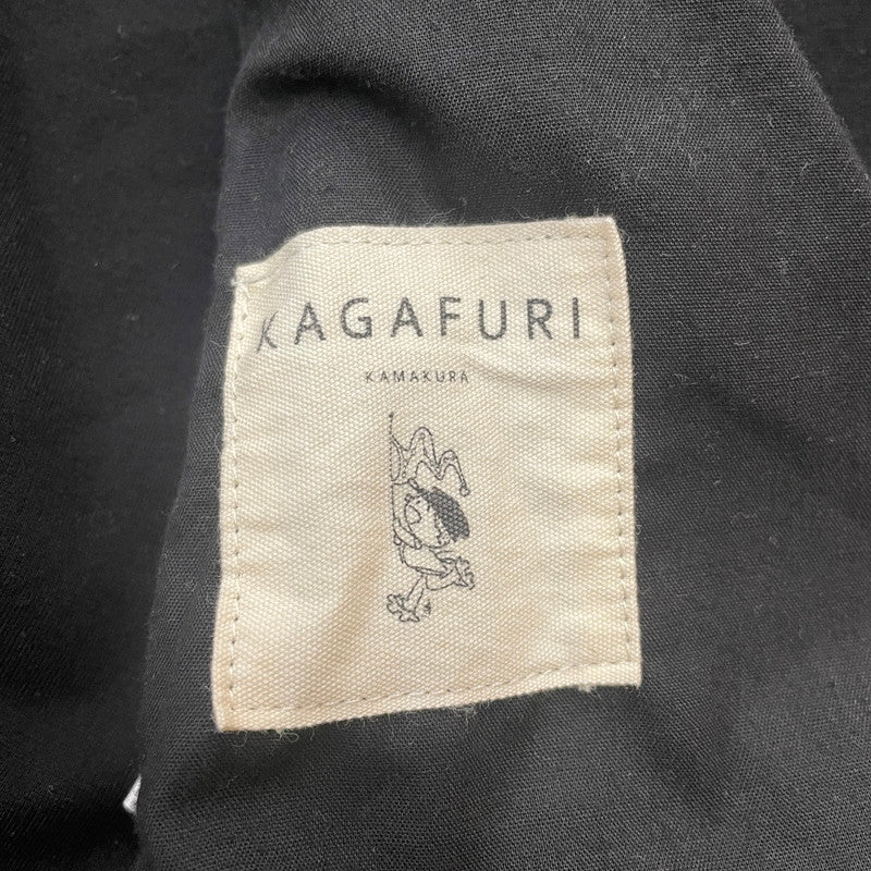 【中古品】【メンズ】 1PIU1UGUALE3 RELAX ウノ ピゥ ウノ ウグァーレ トレ リラックス × KAGAFURI KAMAKURA カガフリカマクラ 別注 コラボ BLOUSON バイカラー ライン ブルゾン ライトアウター 141-260206-ks-09-tei サイズ：M カラー：ブラック 万代Net店
