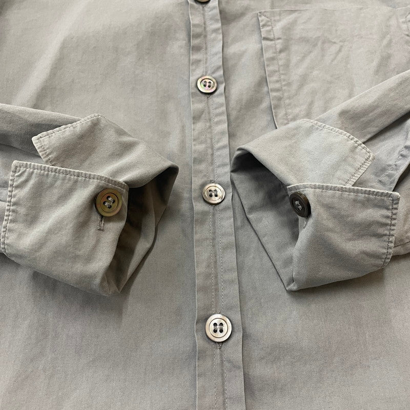 【中古品】【メンズ】 10 CORSO COMO COMME DES GARCONS ディエチコルソコモ コムデギャルソン × PEACHOO+KREJBERG ピーチョー クレイバーグ 別注 コラボ L/S SHIRT ロングスリーブ シャツ 長袖 トップス 140-260206-ks-05-tei サイズ：1 カラー：グレー 万代Net店