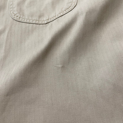 【中古品】【メンズ】 HERRINGBONE WORK SHIRT BR26081 ヘリンボーン ワークシャツ 長袖 トップス 145-260206-ks-04-fuzh サイズ：17-17 1/2 カラー：ベージュ 万代Net店