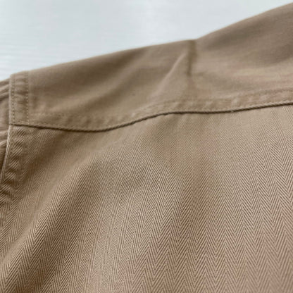 【中古品】【メンズ】 HERRINGBONE WORK SHIRT BR26081 ヘリンボーン ワークシャツ 長袖 トップス 145-260206-ks-04-fuzh サイズ：17-17 1/2 カラー：ベージュ 万代Net店