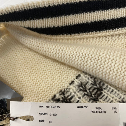 【中古品】【メンズ】 ROEN ロエン 08AW SKULL SCHOOL CARDI 78147075 スカル スクール カーディガン 長袖 トップス 140-260206-ks-03-tei サイズ：46 カラー：ベージュ 万代Net店