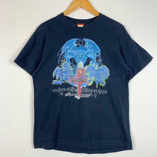 【現状渡し品】【メンズ】 YU-GI-OH 遊戯王 90's PEGASUS S/S TEE 90年代 ペガサス ショートスリーブ Tシャツ トップス 半袖 145-260209-ko-04-fuz サイズ：XL カラー：ネイビー 万代Net店