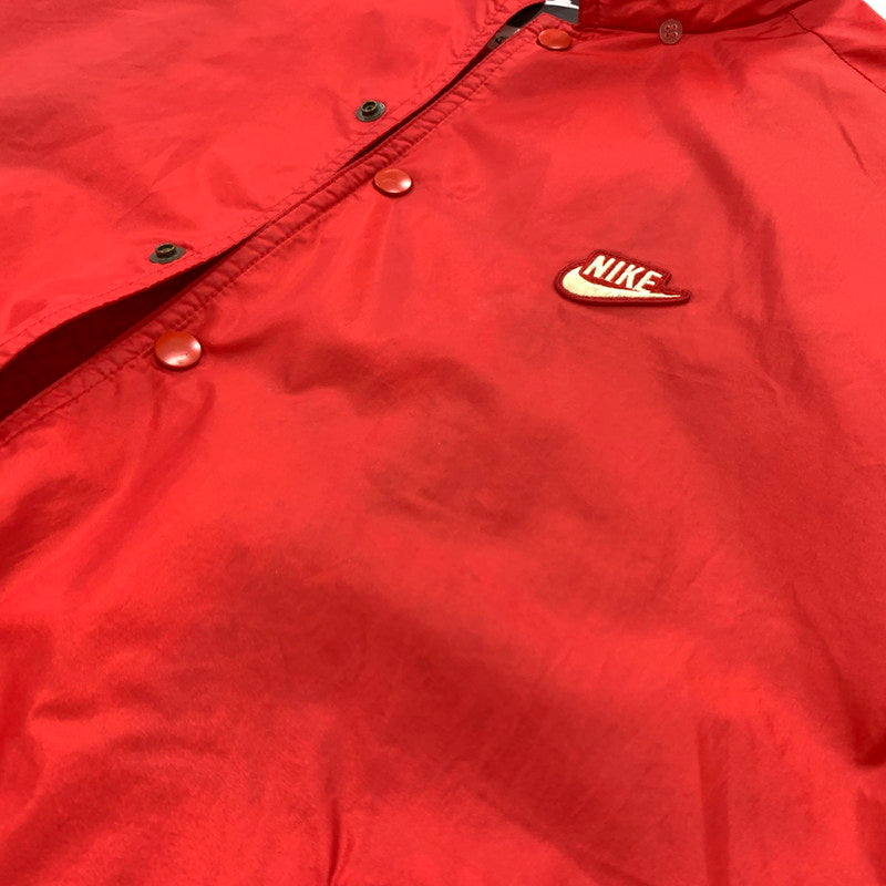 【現状渡し品】【メンズ】 NIKE ナイキ 90's BOA LINER NYLON COACH JACKET 90年代 ボア ライナー ナイロン コーチ ジャケット アウター 148-260212-ko-03-tei サイズ：L カラー：レッド 万代Net店