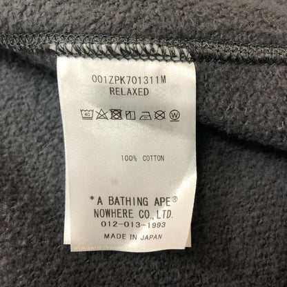【中古品】【メンズ】 A BATHING APE アベイシングエイプ SHARK FULL ZIP PARAKA 001ZPK701311M シャーク フルジップ パーカー トップス フーディ 142-260217-ko-01-tei サイズ：2XL カラー：ブラック/グレー 万代Net店