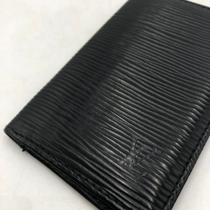 【中古品】【メンズ】 LOUIS VUITTON ルイ・ヴィトン M56572 エピ ポシェット カルト ヴィジット カードケース 名刺入れ 179-260209-ks-04-tei カラー：ノワール 万代Net店