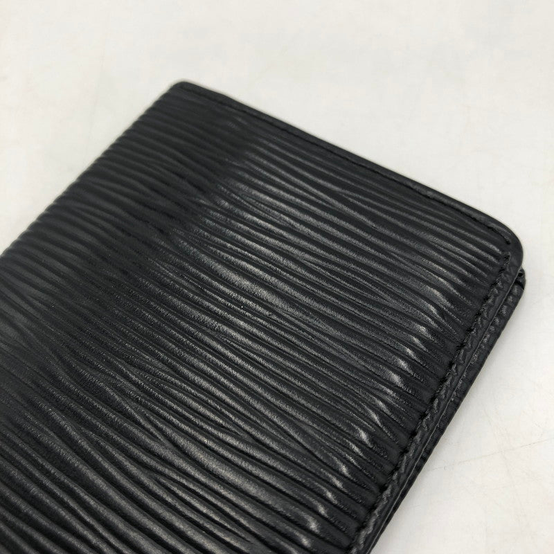 【中古品】【メンズ】 LOUIS VUITTON ルイ・ヴィトン M56572 エピ ポシェット カルト ヴィジット カードケース 名刺入れ 179-260209-ks-04-tei カラー：ノワール 万代Net店