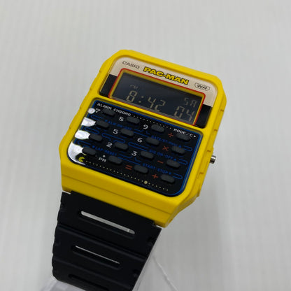 【中古品】【メンズ/レディース】 CASIO CLASSIC カシオクラシック × PAC-MAN パックマン 別注コラボ COLLABORATION MODEL CA53WPC-1B コラボレーション モデル 腕時計 196-260808-yo-15-tei カラー：イエロー/ブラック 万代Net店