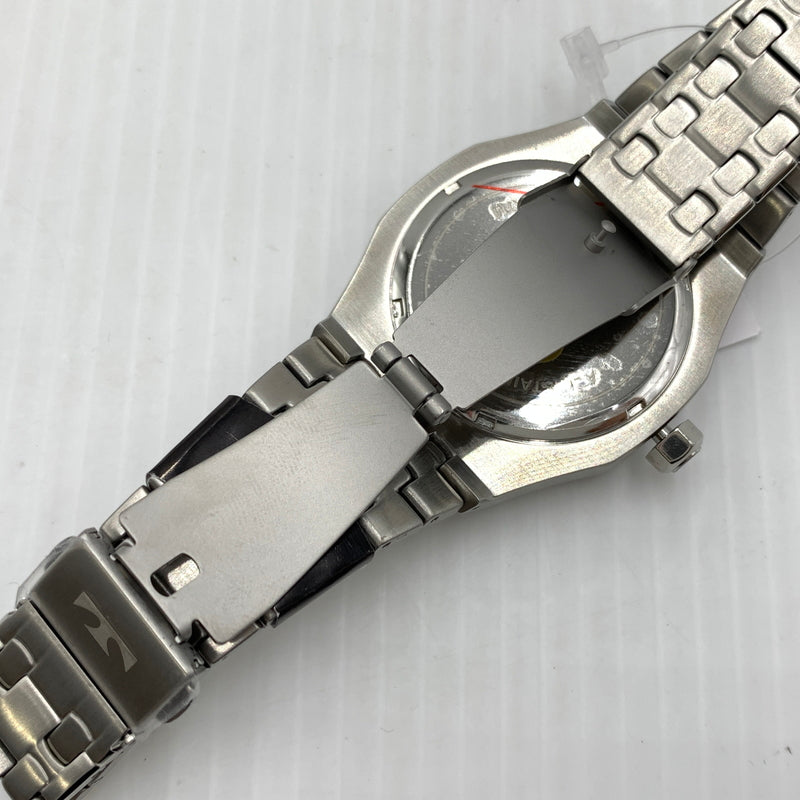 【中古品】【メンズ】 TECHNOS テクノス QUARTZ T9C07SI クォーツ 腕時計 196-260814-yo-07-tei カラー：シルバー/ブルー 万代Net店