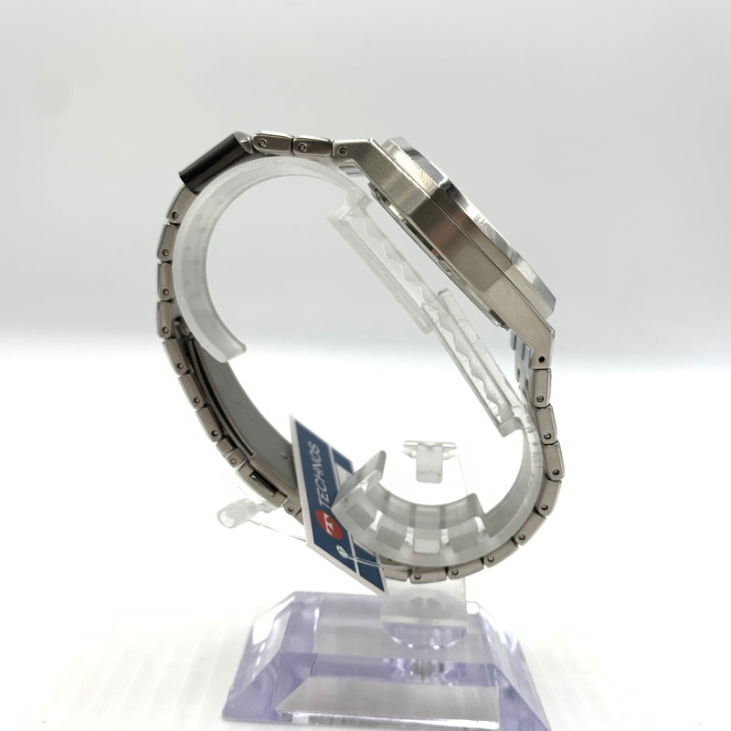 【中古品】【メンズ】 TECHNOS テクノス QUARTZ T9C07SI クォーツ 腕時計 196-260814-yo-07-tei カラー：シルバー/ブルー 万代Net店