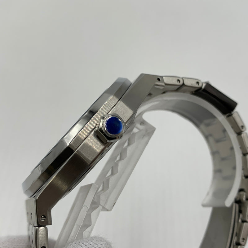 【中古品】【メンズ】 TECHNOS テクノス QUARTZ T9C07SI クォーツ 腕時計 196-260814-yo-07-tei カラー：シルバー/ブルー 万代Net店