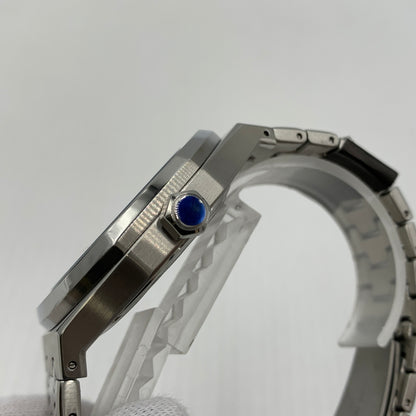 【中古品】【メンズ】 TECHNOS テクノス QUARTZ T9C07SI クォーツ 腕時計 196-260814-yo-07-tei カラー：シルバー/ブルー 万代Net店