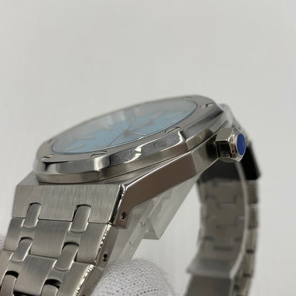 【中古品】【メンズ】 TECHNOS テクノス QUARTZ T9C07SI クォーツ 腕時計 196-260814-yo-07-tei カラー：シルバー/ブルー 万代Net店