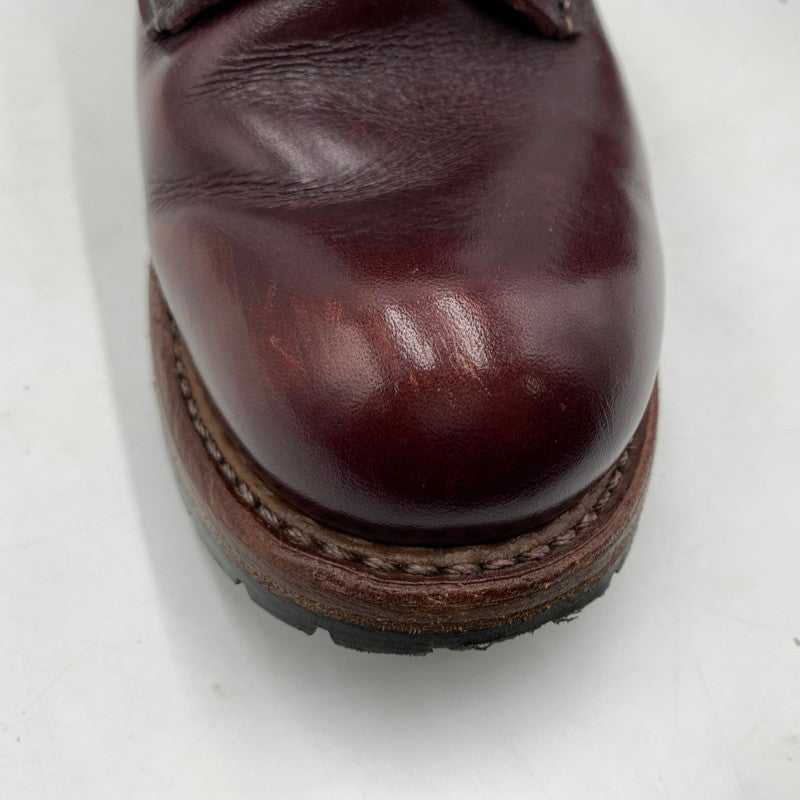 【中古品】【メンズ】 RED WING レッドウィング BECKMAN 9011 ベックマン 靴 ラウンドトゥブーツ ワークブーツ 164-260213-ko-07-tei サイズ：24cm カラー：ブラックチェリー 万代Net店