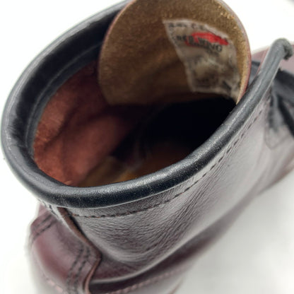【中古品】【メンズ】 RED WING レッドウィング BECKMAN 9011 ベックマン 靴 ラウンドトゥブーツ ワークブーツ 164-260213-ko-07-tei サイズ：24cm カラー：ブラックチェリー 万代Net店